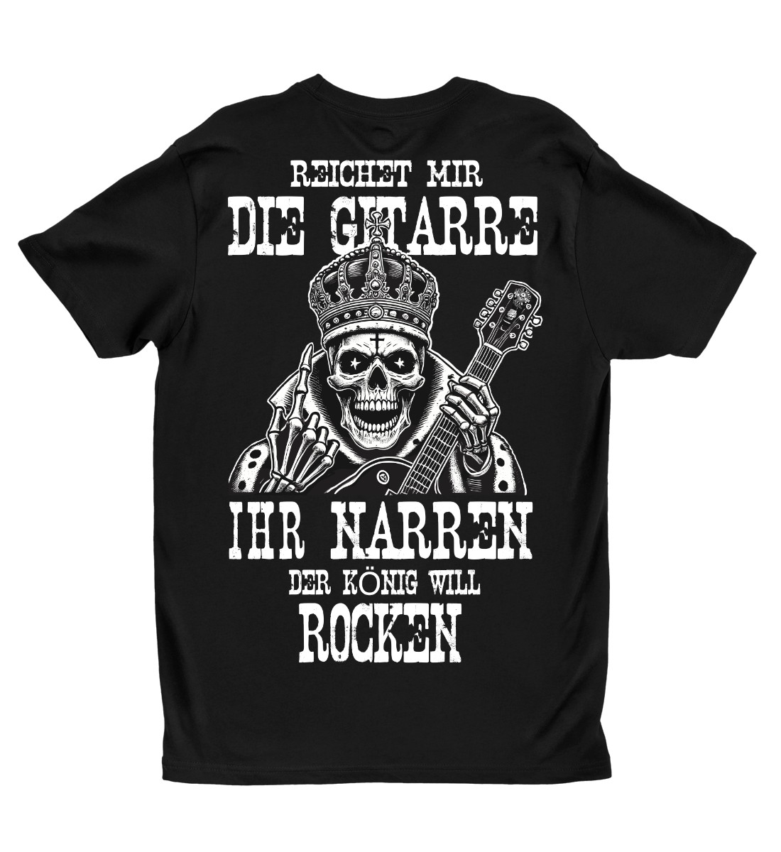 REICHET MIR DIE GITARRE - Rückenprint/Herren Shirt