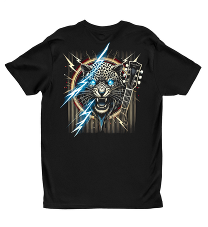 ROCK LEOPARD  - Rückenprint/Herren Shirt