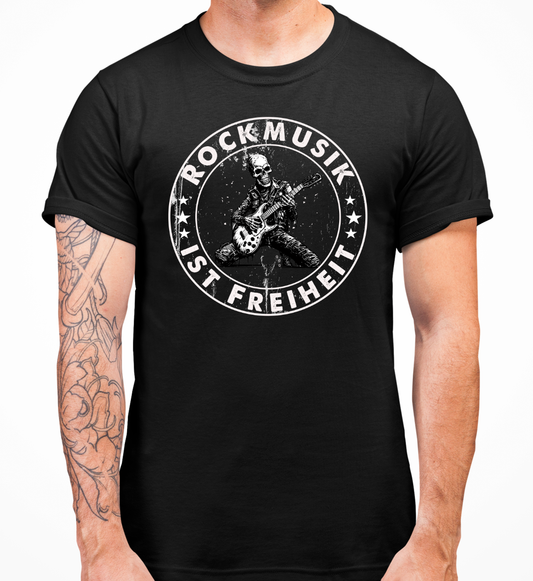 ROCKMUSIK IST FREIHEIT  - Herren Shirt