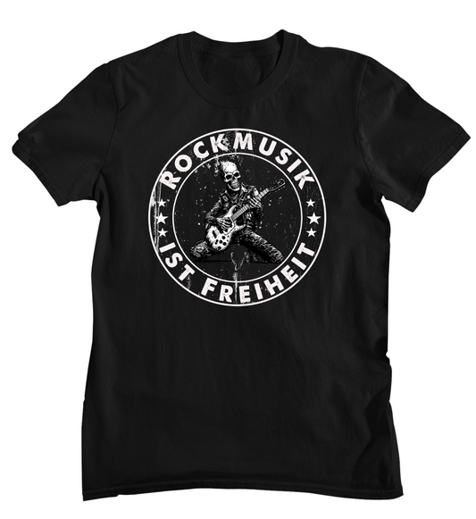 ROCKMUSIK IST FREIHEIT  - Herren Shirt