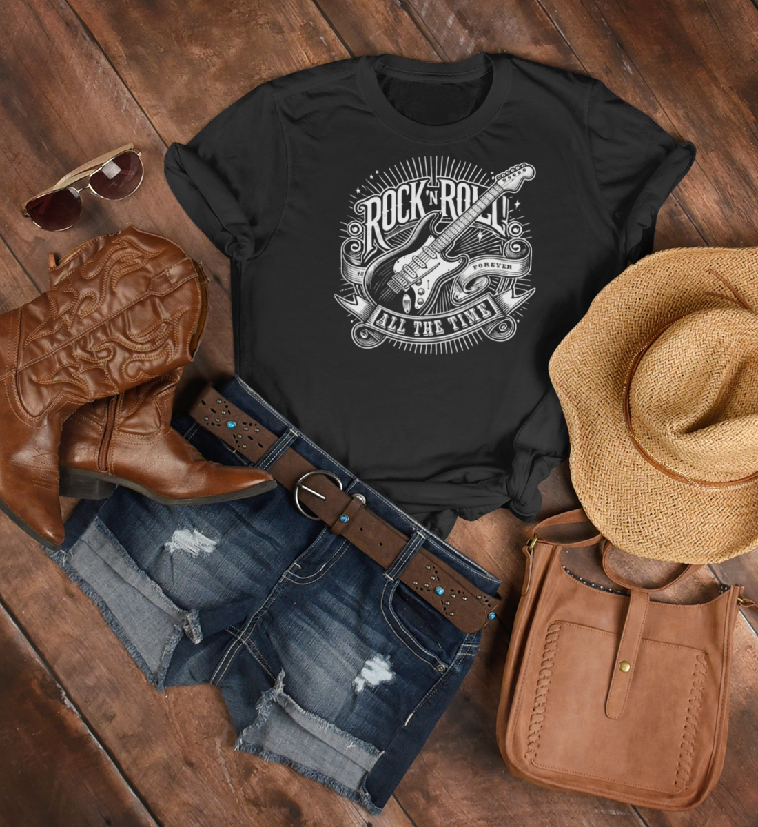ROCK'N ROLL  - Damenshirt